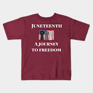 Juneteenth is My Independence Day Juneteenth Queen Melanin African American Women Kids T-Shirt